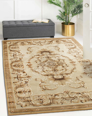 Ковер бельгийский 38497-6222-60 Genova (Вискоза, кремовый)