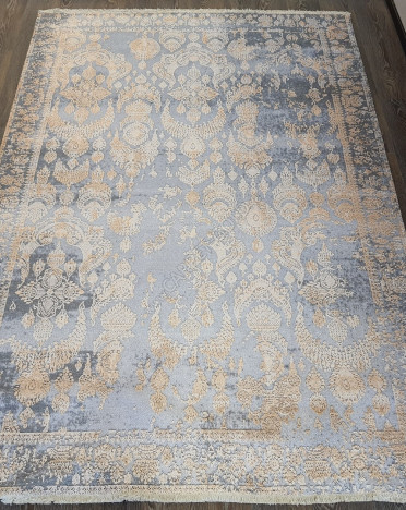 Ковер турецкий 648002 BANCO (Акрил - Хлопок, желтый, серый)