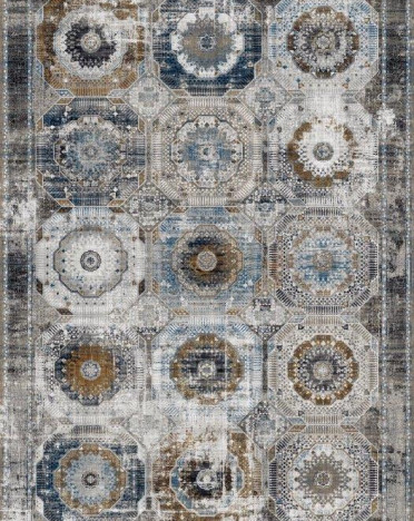 Ковер турецкий 1721 ELEXUS KALIPSO (Акрил, Эвкалиптовый шелк, серый)