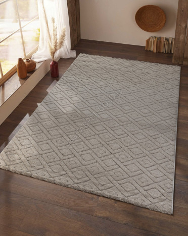 Ковер турецкий 0E426A Sofia (Полиэстер, бежевый)