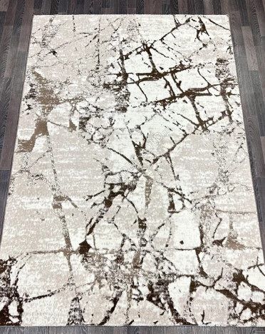 Ковер турецкий M006A Bojnord (PP Heatset Высокоплотный, бежевый)