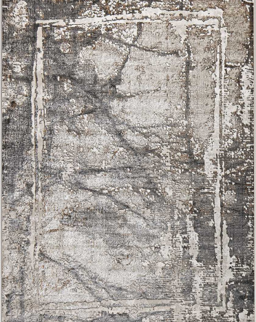 Ковер турецкий 38557A Eliza (полиэстер хит сет, серый)