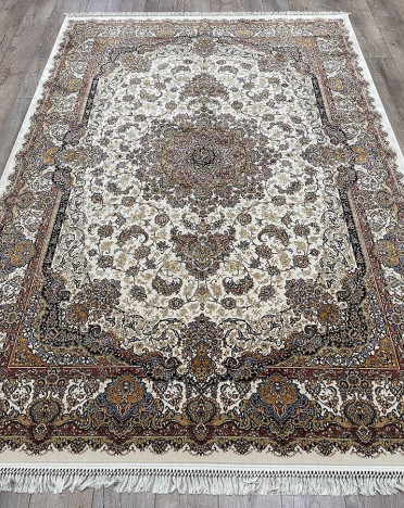 Ковер турецкий 3826A Абришим (Акрил - Хлопок, кремовый)