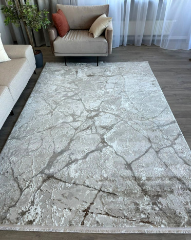 Ковер турецкий NP-371 Turcia Марсель (Полиэстер, бежевый)