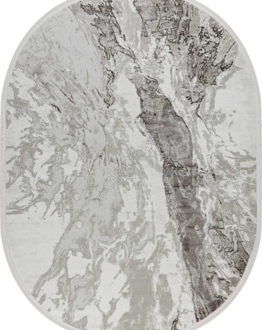 Ковер турецкий 51266B Nadejda (Полипропилен, бежевый) овальный