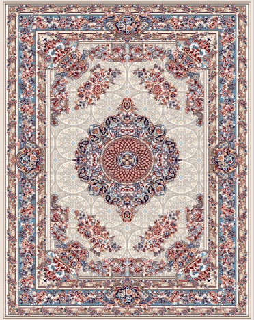 Ковер российский 29247-22822 Семеркант (PP Heatset Высокоплотный, бежевый)