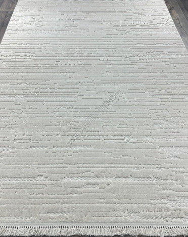 Ковер турецкий 30557A QUEST (Полиэстер, бежевый)