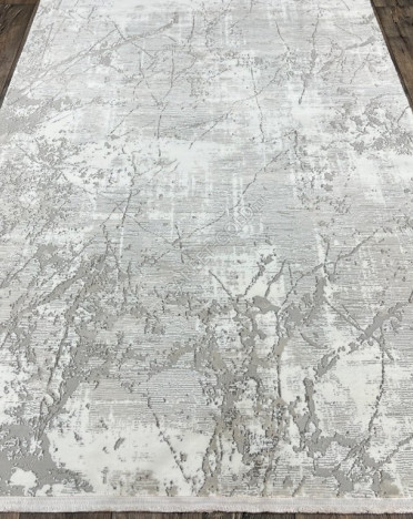 Турецкий ковер Atlantik Hali Deco 25537A (Полиэстер, серый)