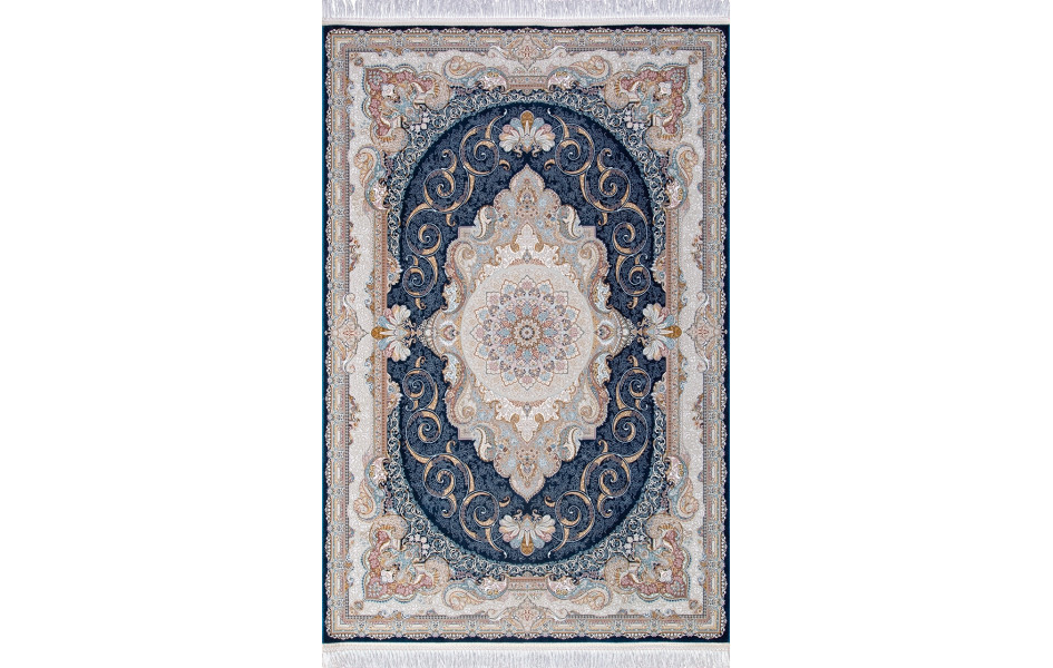 Ковер 144 - DARK BLUE - Прямоугольник - коллекция FARSI 1500