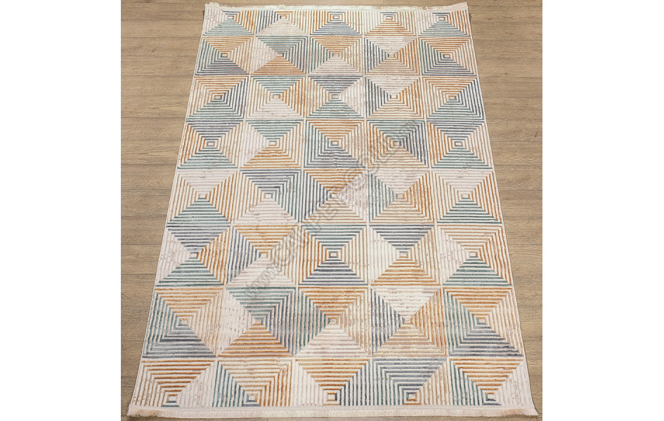 Геометрический ковер ДИЗАЙН 3984A ЦВЕТ BEJ / BEJ Ascona