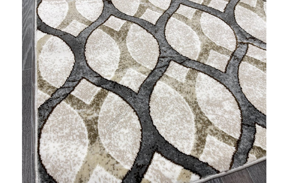 Турецкий ковер 40383B_COKME BEJ / ACIK GRI