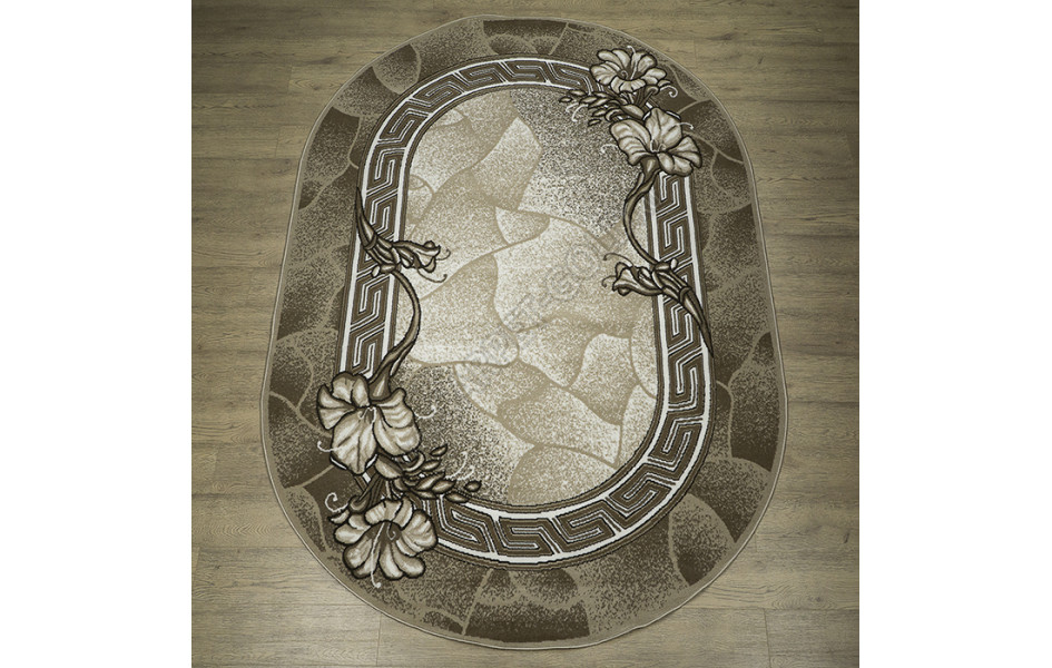 КОВРЫ ДИЗАЙН 15805 ЦВЕТ 10822 Лайла де Люкс овал