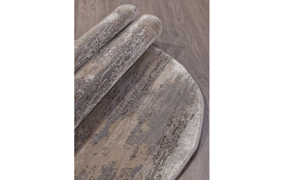 Ковер 3271 - GRAY-BEIGE - Овал - коллекция GRAFF