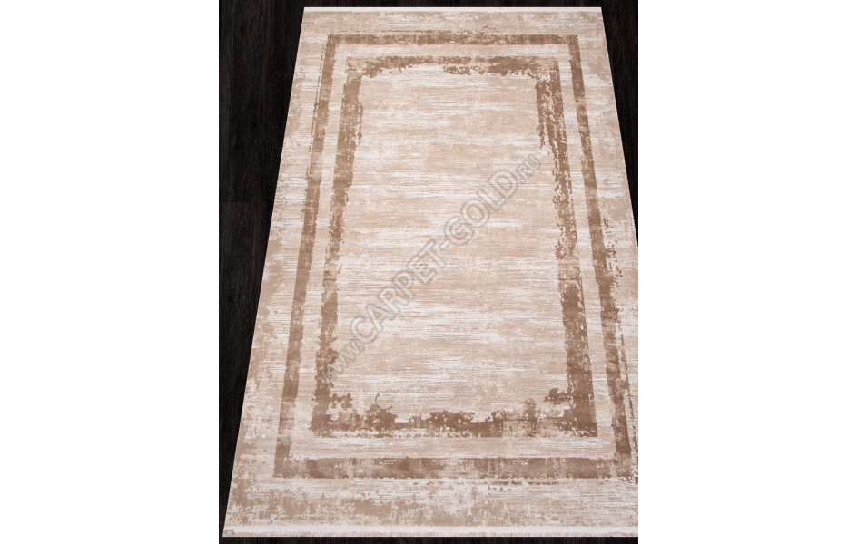 Ковер SI027A - BROWN / BROWN - Прямоугольник - коллекция LISSABON