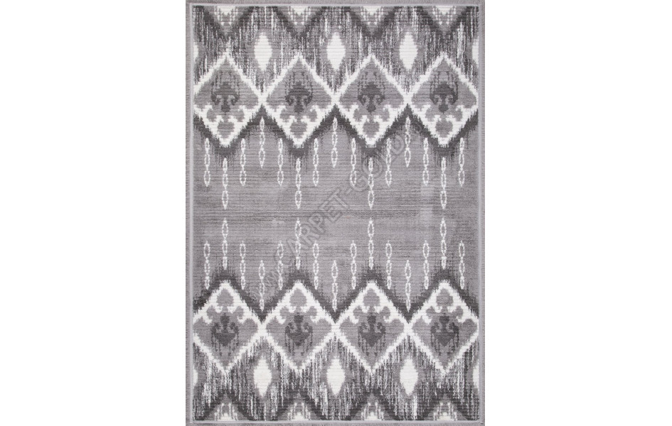 Ковер A949AQ - P.WHITE / L.GREY - Прямоугольник - коллекция JOLI