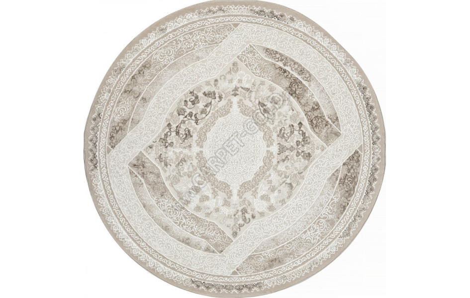 Ковер 04089A - BROWN / BROWN - Круг - коллекция ARMINA