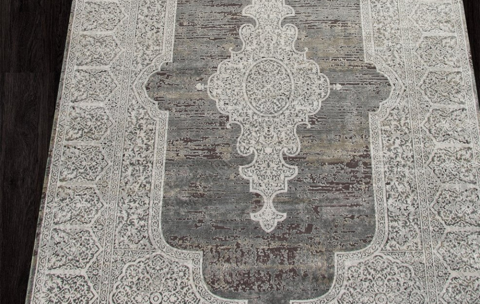 Ковер Y5099F - GREY / GREY - Прямоугольник - коллекция EMPEROS OLIMPOS