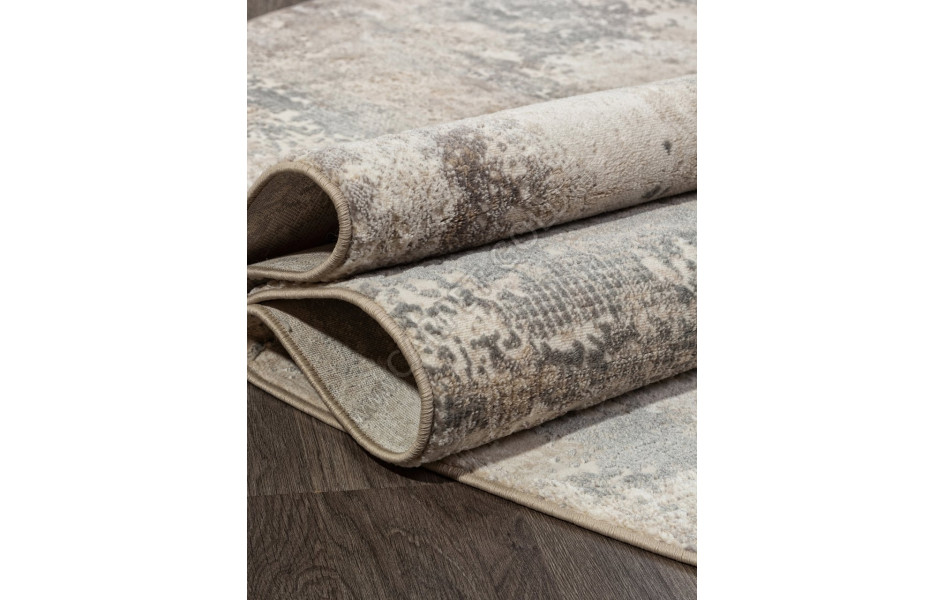 Ковер M032A - CREAM / TAUPE - Овал - коллекция SIESTA