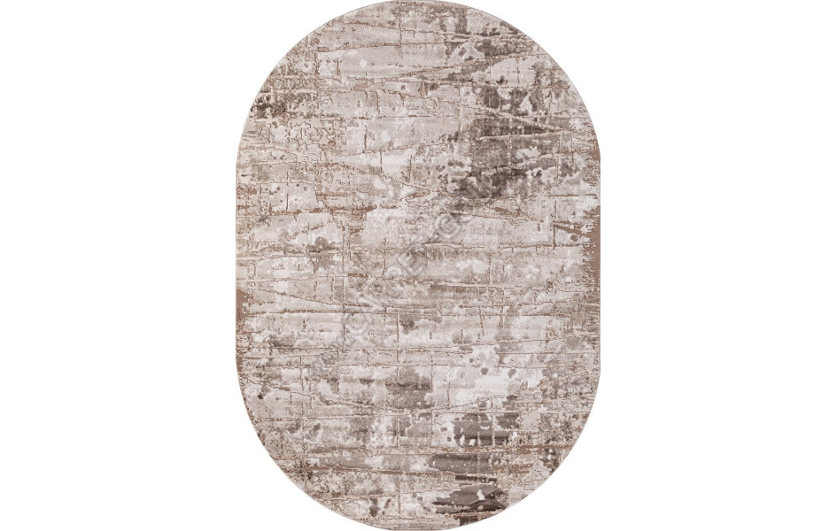 Ковер 03705A - BROWN / BROWN - Овал - коллекция ARMINA