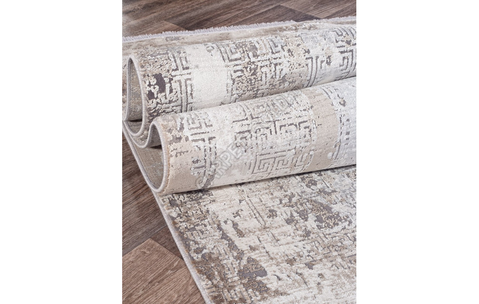 Ковер M298D - C.D.GRAY / O.BEIGE - Прямоугольник - коллекция OLIMPOS