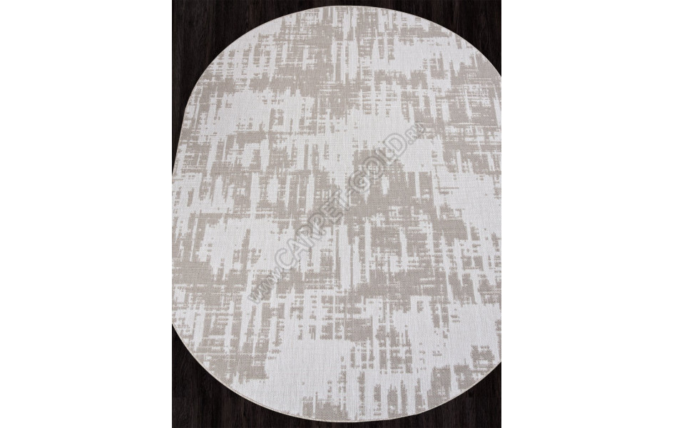 Ковер S144 - BEIGE - Овал - коллекция KAIR