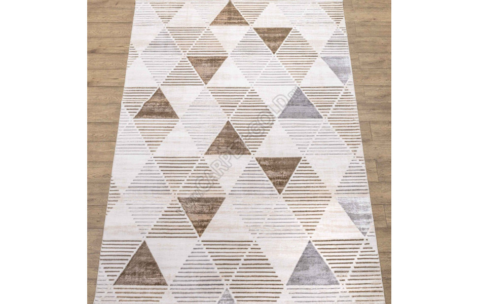 Ковры дизайн A4459A цвет CREAM / BROWN Iris