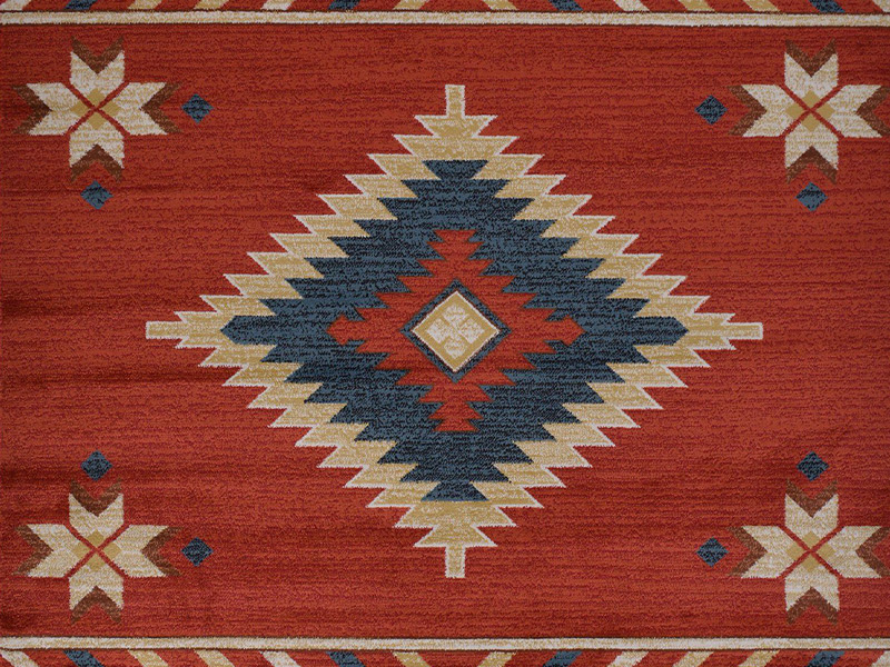 Женский орнамент на восточном ковре